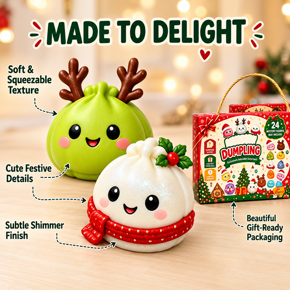 Dumpling Squishies Advent Calendar